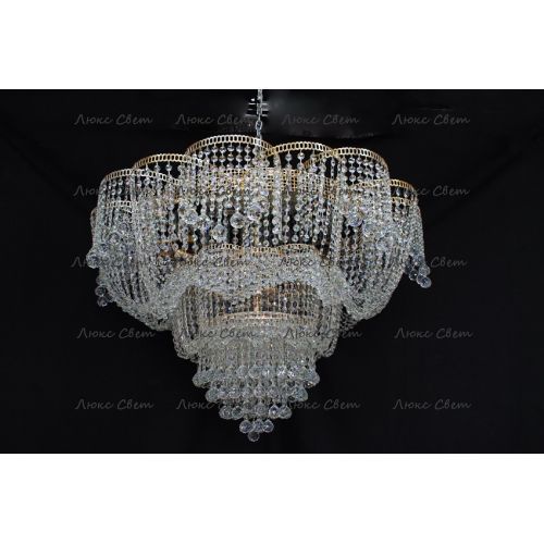 Люстра Лотос 1000 мм  в Новокузнецке Гусь Хрустальный