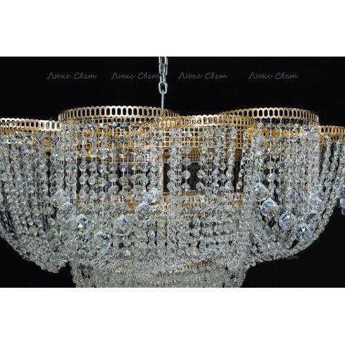 Люстра Лотос 1000 мм  в Новокузнецке Гусь Хрустальный