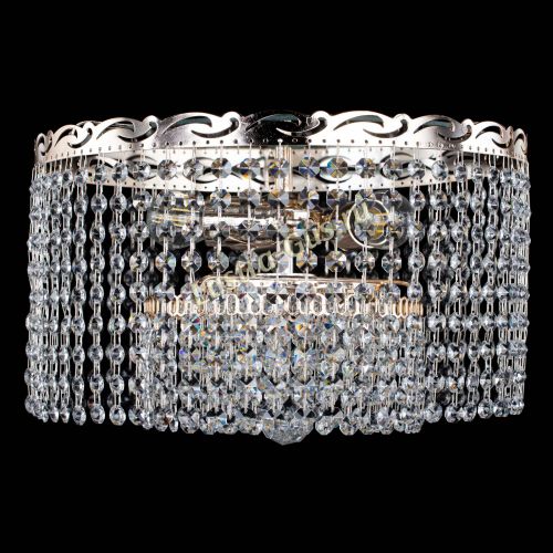 Люстра Анжелика 3 лампы + низ 1 в Новокузнецке Гусь Хрустальный