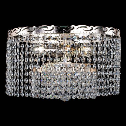 Люстра Анжелика 3 лампы + низ 1 в Новокузнецке Гусь Хрустальный