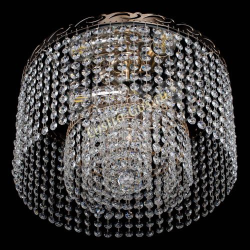 Люстра Анжелика 3 лампы + низ 1 в Новокузнецке Гусь Хрустальный