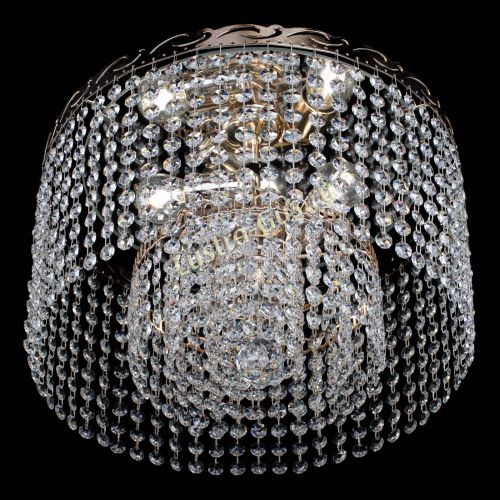 Люстра Анжелика 3 лампы + низ 1 в Новокузнецке Гусь Хрустальный