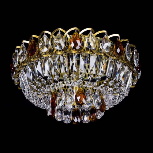 Люстра Астра Бутон №1 чайная под бронзу в Новокузнецке Гусь Хрустальный