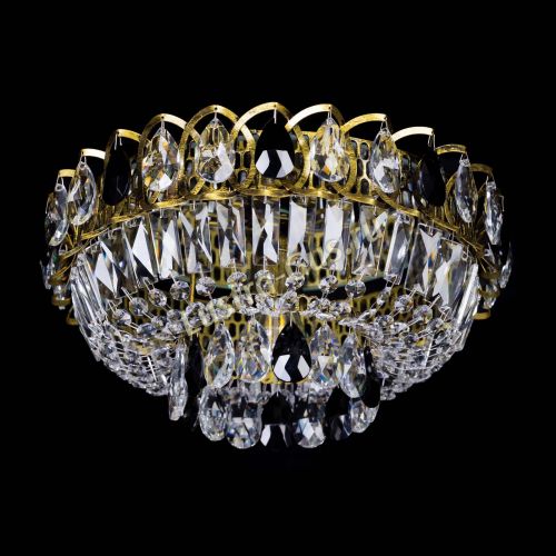 Люстра Астра Бутон №1 черная под бронзу в Новокузнецке Гусь Хрустальный