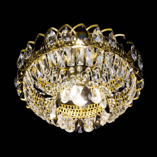 Люстра Астра Бутон №1 черная под бронзу в Новокузнецке Гусь Хрустальный