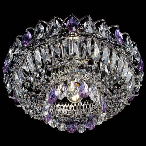 Люстра Астра Бутон №1 фиолетовая в Новокузнецке Гусь Хрустальный