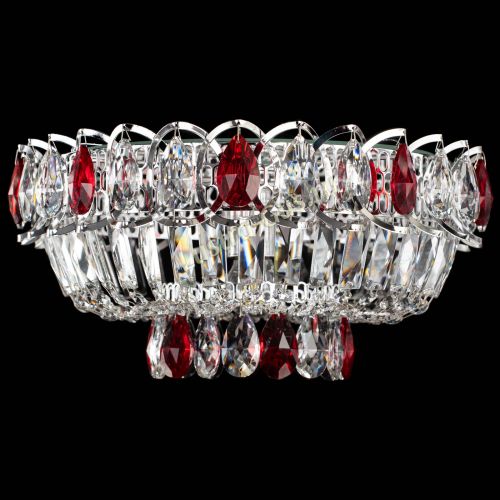 Люстра Астра Бутон №1 красная в Новокузнецке Гусь Хрустальный