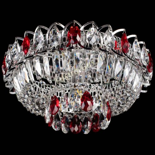 Люстра Астра Бутон №1 красная в Новокузнецке Гусь Хрустальный