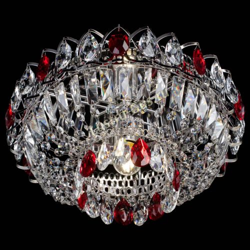 Люстра Астра Бутон №1 красная в Новокузнецке Гусь Хрустальный