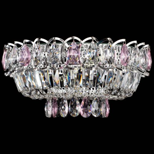 Люстра Астра Бутон №1 розовая в Новокузнецке Гусь Хрустальный