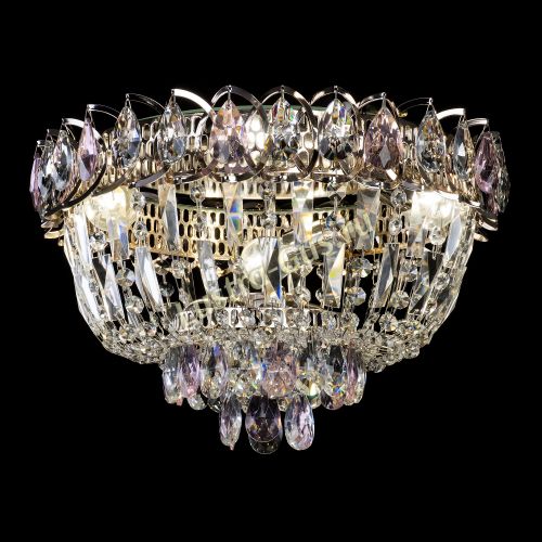 Люстра Астра Бутон №2 розовая в Новокузнецке Гусь Хрустальный