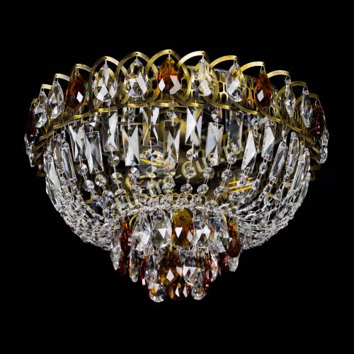 Люстра Астра Бутон №3 чайная под бронзу в Новокузнецке Гусь Хрустальный