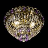 Люстра Астра Бутон №3 фиолетовая под бронзу в Новокузнецке