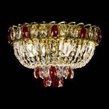 Люстра Астра Бутон №3 красная под бронзу в Новокузнецке Люстра Астра Бутон №3 красная под бронзу в Новокузнецке