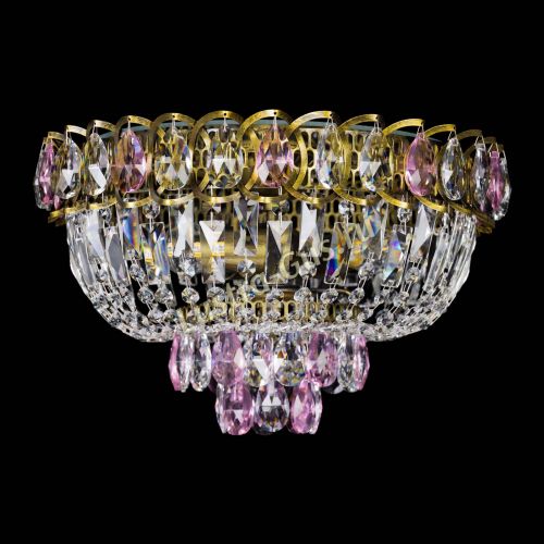 Люстра Астра Бутон №3 розовая под бронзу в Новокузнецке Люстра Астра Бутон №3 розовая под бронзу в Новокузнецке