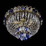 Люстра Астра Бутон №3 синяя под бронзу в Новокузнецке