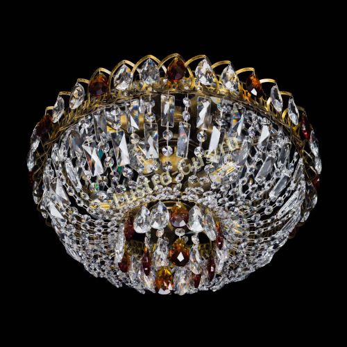 Люстра Астра Бутон №5 чайная под бронзу в Новокузнецке Гусь Хрустальный