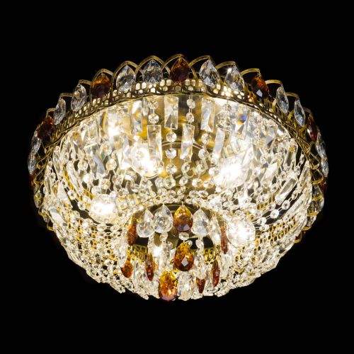 Люстра Астра Бутон №5 чайная под бронзу в Новокузнецке Гусь Хрустальный