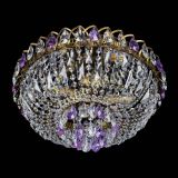 Люстра Астра Бутон №5 фиолетовая под бронзу в Новокузнецке