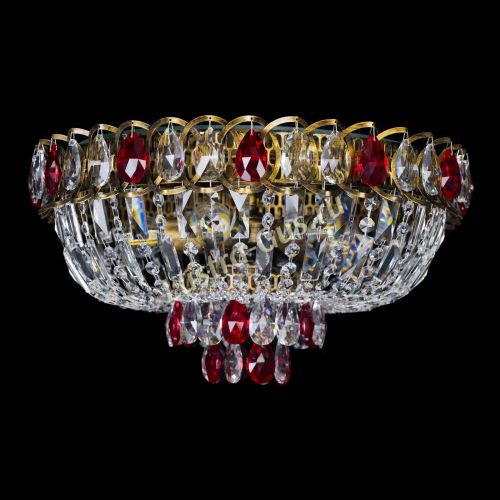 Люстра Астра Бутон №5 красная под бронзу в Новокузнецке Люстра Астра Бутон №5 красная под бронзу в Новокузнецке