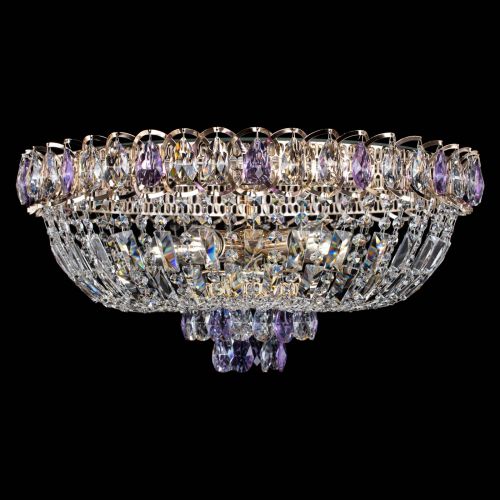 Люстра Астра Бутон №5 фиолетовая в Новокузнецке Гусь Хрустальный