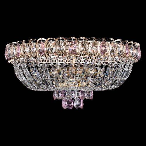 Люстра Астра Бутон №5 розовая в Новокузнецке Гусь Хрустальный