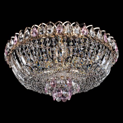 Люстра Астра Бутон №5 розовая в Новокузнецке Гусь Хрустальный