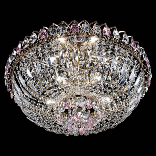 Люстра Астра Бутон №5 розовая в Новокузнецке Гусь Хрустальный