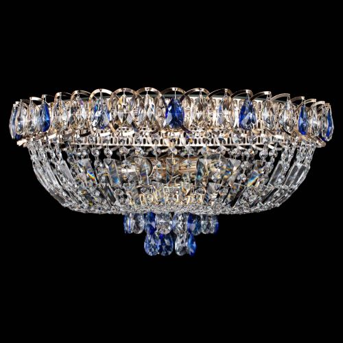 Люстра Астра Бутон №5 синяя в Новокузнецке Гусь Хрустальный