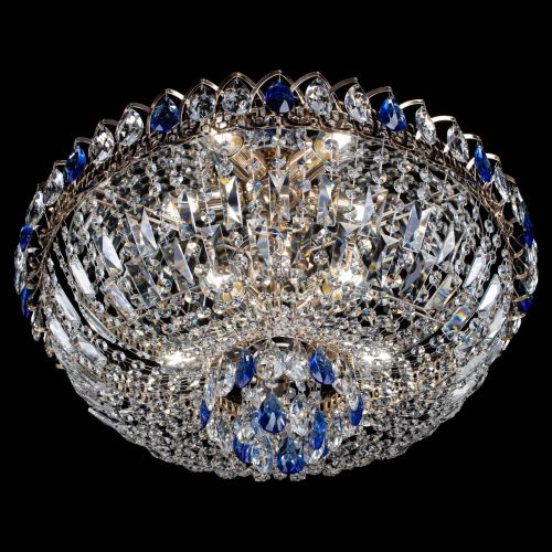 Люстра Астра Бутон №5 синяя в Новокузнецке Гусь Хрустальный