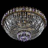 Люстра Астра Бутон №6 под бронзу Фиолетовая в Новокузнецке