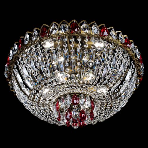 Люстра Астра Бутон №6 под бронзу Красная в Новокузнецке Гусь Хрустальный