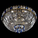 Люстра Астра Бутон №6 под бронзу Синяя в Новокузнецке