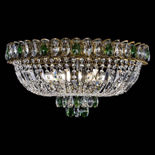 Люстра Астра Бутон №6 под бронзу Зеленая в Новокузнецке Гусь Хрустальный