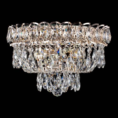 Люстра Астра Шар №3 с журавликами в Новокузнецке Гусь Хрустальный