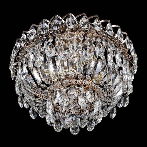 Люстра Астра Шар №3 с журавликами в Новокузнецке Гусь Хрустальный