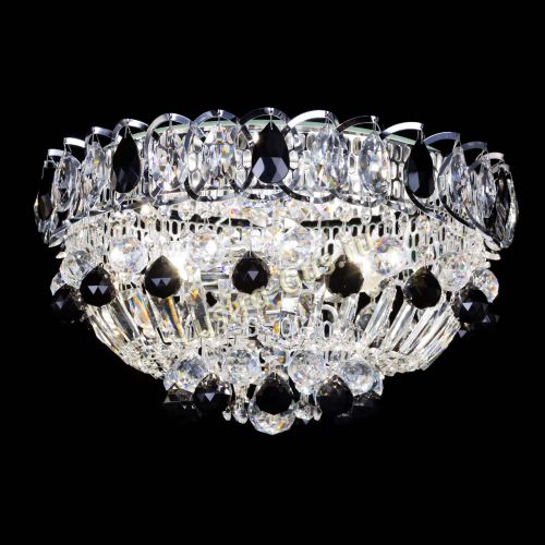 Люстра Астра Шар №3 Черная в Новокузнецке Гусь Хрустальный