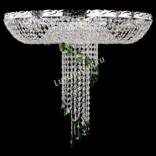 Люстра Диана №1 зеленая в Новокузнецке Гусь Хрустальный