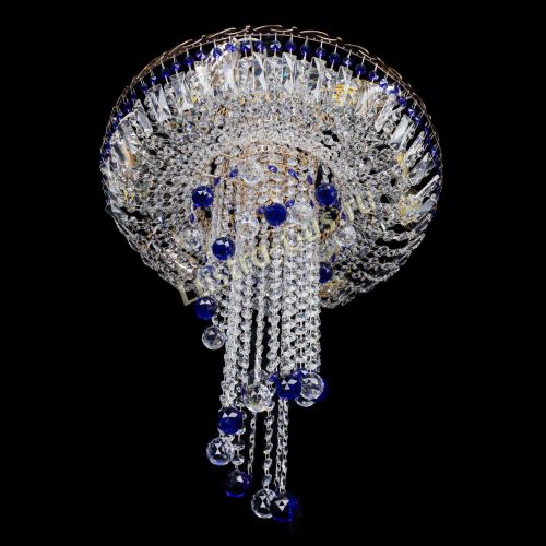 Люстра Диана №6 Шар 30 синяя в Новокузнецке Гусь Хрустальный