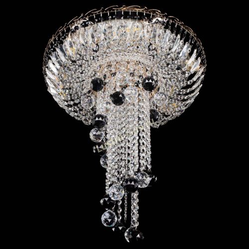 Люстра Диана №6 Шар 40 черная в Новокузнецке Гусь Хрустальный