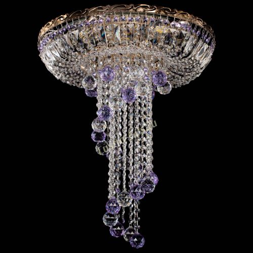 Люстра Диана №6 Шар 40 фиолетовая в Новокузнецке Гусь Хрустальный