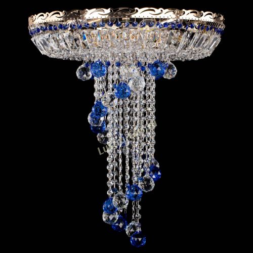 Люстра Диана №6 Шар 40 синяя в Новокузнецке Люстра Диана №6 Шар 40 синяя в Новокузнецке