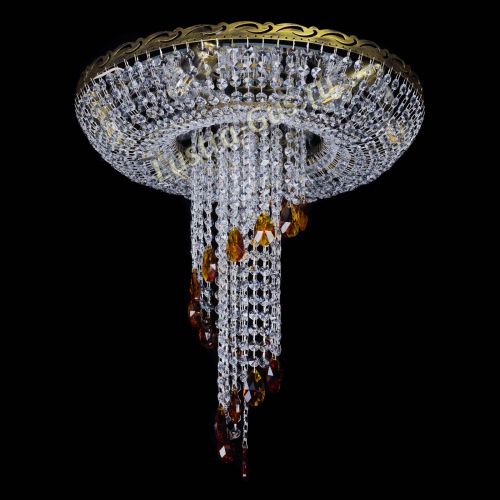 Люстра Диана №6 журавлик чайная под бронзу  в Новокузнецке Гусь Хрустальный