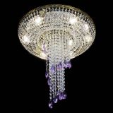 Люстра Диана №6 журавлик фиолетовая под бронзу  в Новокузнецке