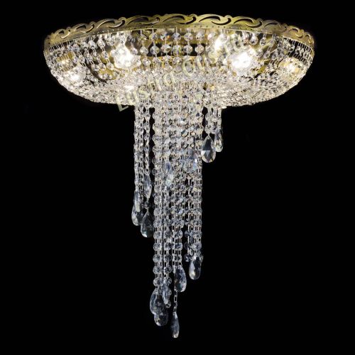 Люстра Диана №6 журавлик под бронзу в Новокузнецке Гусь Хрустальный