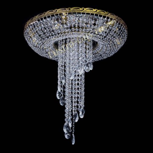 Люстра Диана №6 журавлик под бронзу в Новокузнецке Гусь Хрустальный