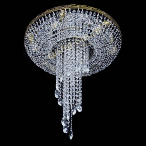 Люстра Диана №6 журавлик под бронзу в Новокузнецке Гусь Хрустальный