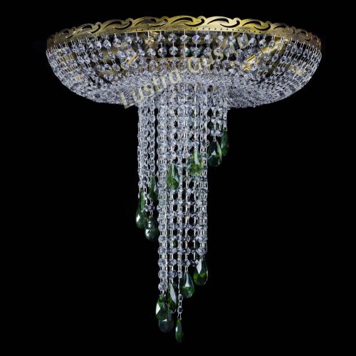 Люстра Диана №6 журавлик зеленая под бронзу в Новокузнецке Люстра Диана №6 журавлик зеленая под бронзу в Новокузнецке