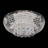 Люстра Диана конусы, диаметр - 550 мм, цвет- серебро, Люстры Гусь Хрустальный