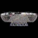 Люстра Диана конусы, диаметр - 600 мм, цвет- серебро, Люстры Гусь Хрустальный